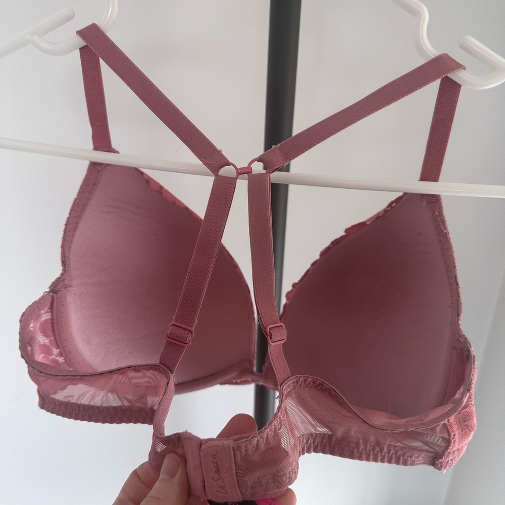 La SENZA Pink Lace Strappy Bra | 36D | Obsession - Picture 6 of 8